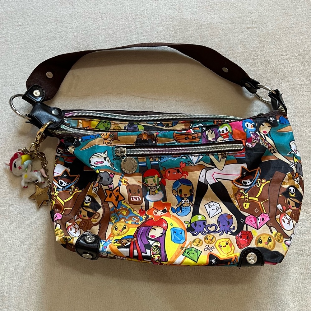 Tokidoki brown hand bag